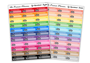 Eye Appointment - Planner Stickers