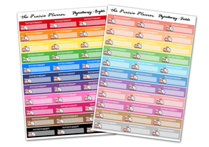 Physiotherapy Appointment - Planner Stickers