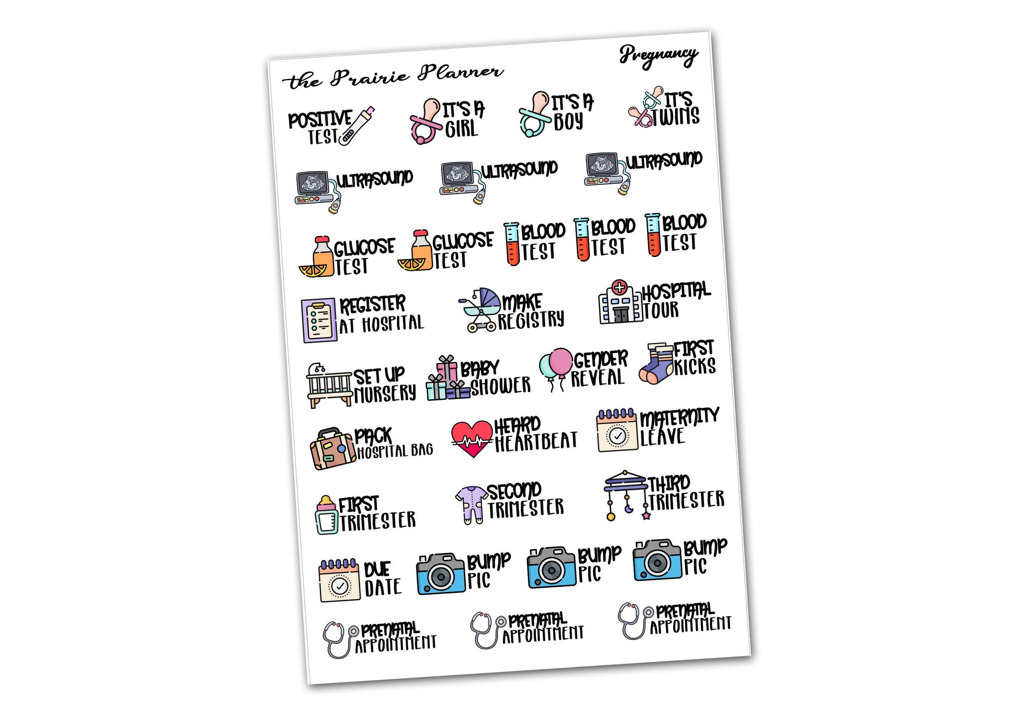 Pregnancy - Planner Stickers