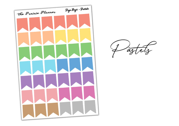 Page Flags - Planner Stickers