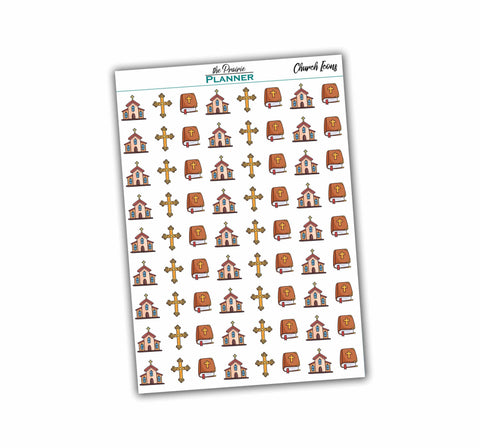 Church - Planner Stickers