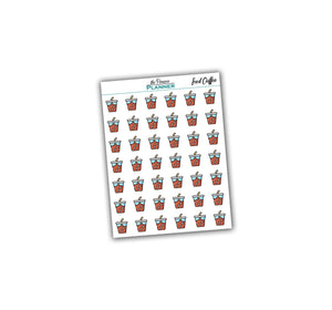 Iced Coffee - Planner Stickers