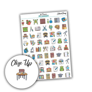 School Icons - Planner Stickers