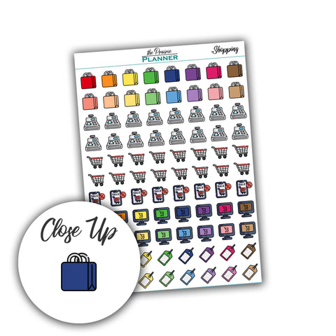 Shopping - Planner Stickers