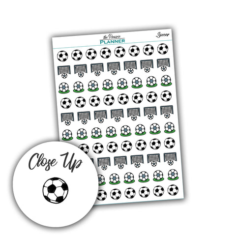 Soccer - Planner Stickers