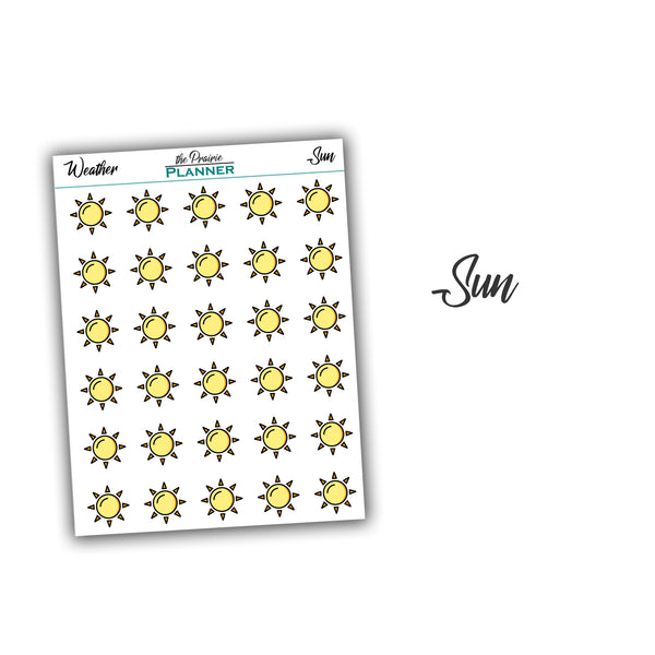 Weather - Planner Stickers