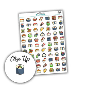 Sushi - Planner Stickers