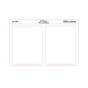 Tall Box Extenders - Planner Stickers