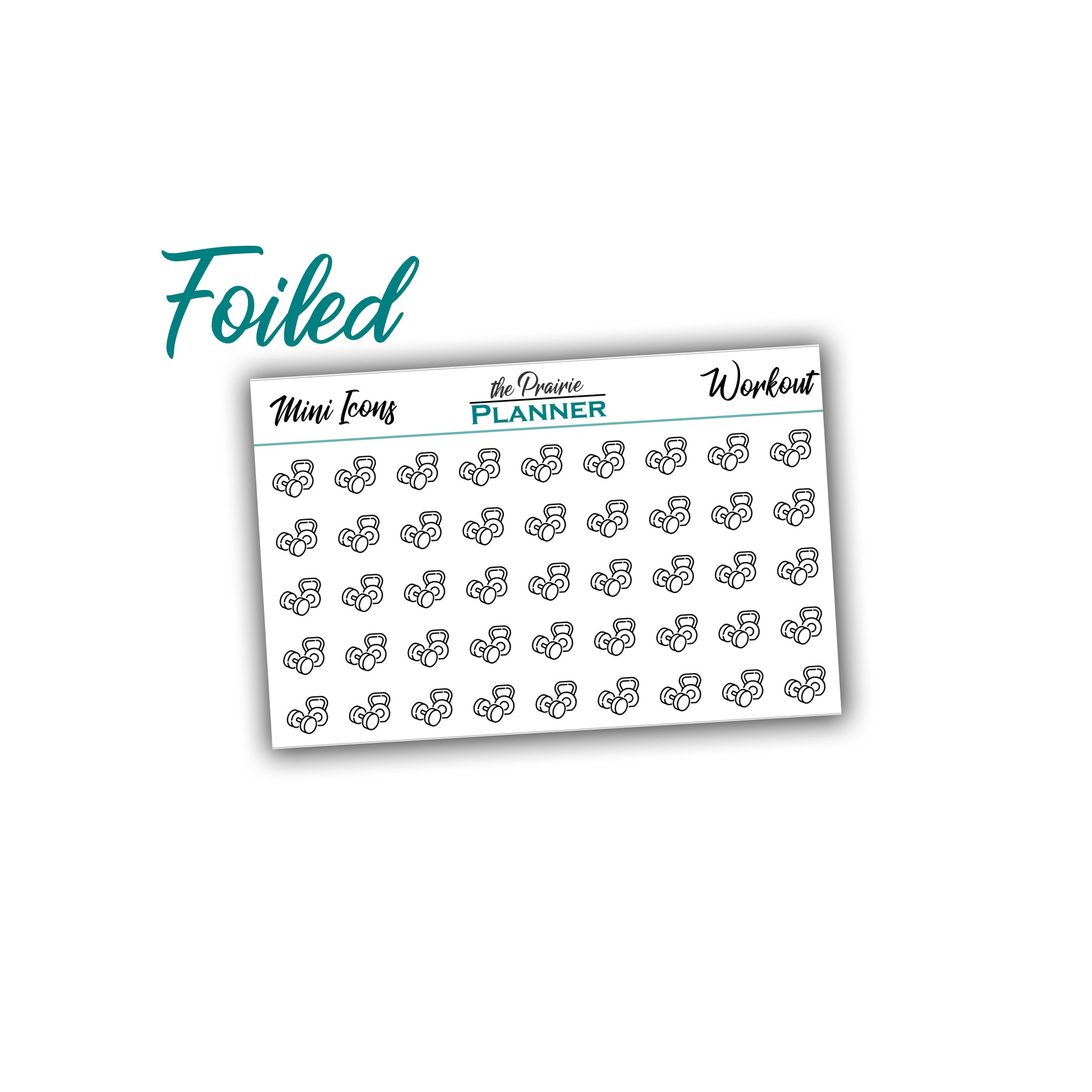 FOIL TINY ICONS - Workout