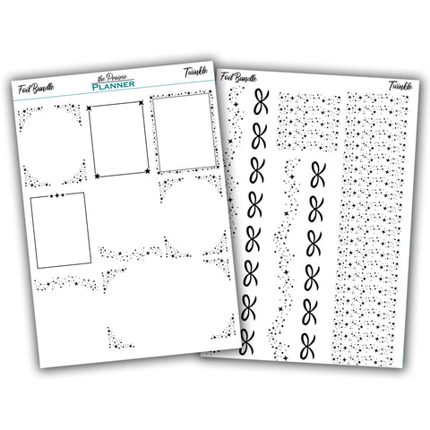 FOIL - Twinkle Collection - Planner Stickers