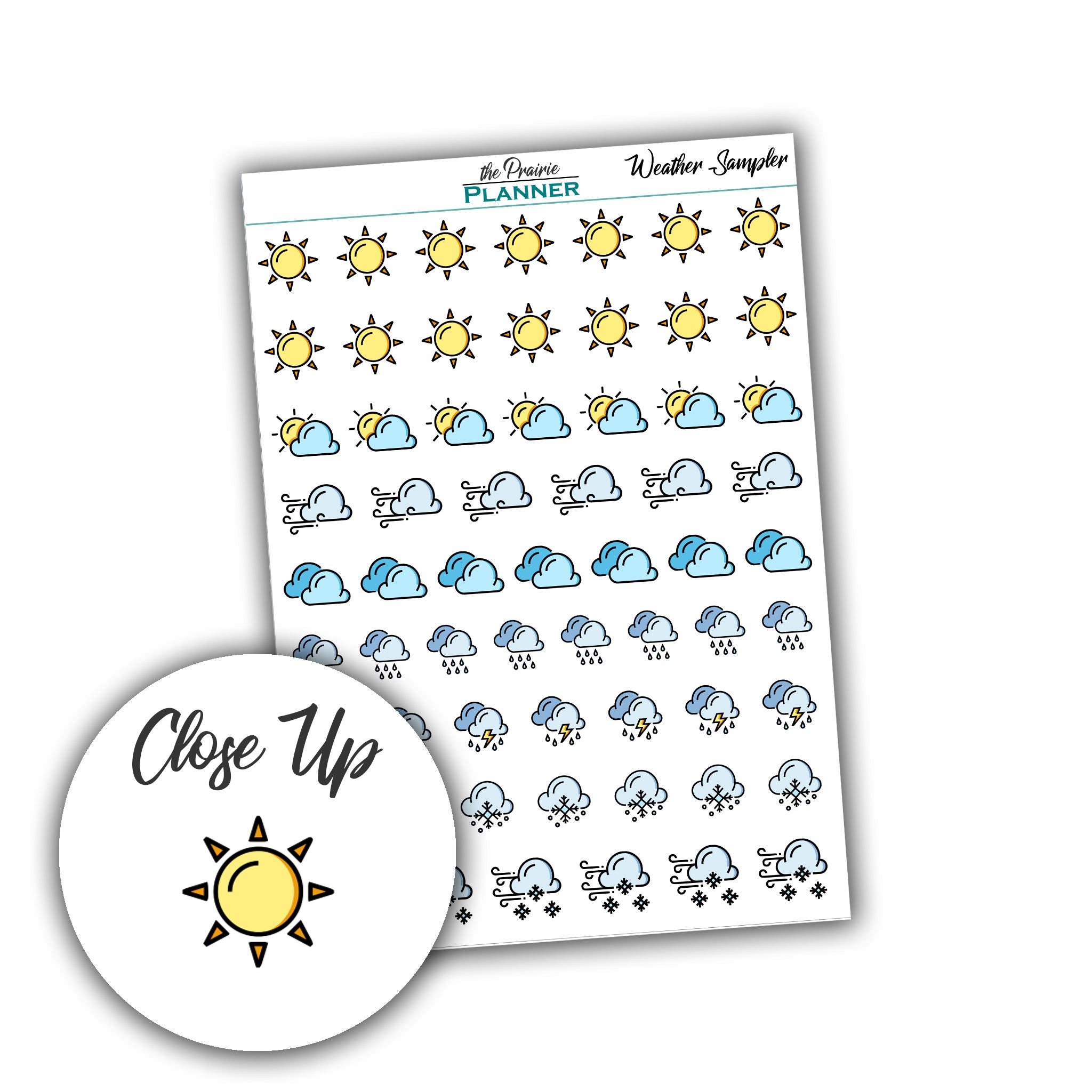 Weather - Planner Stickers